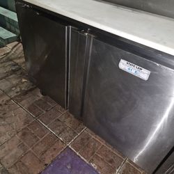 Prep Bord And Refrigerator 