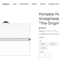 Alvin Portable 24” X 36” Drawing Table
