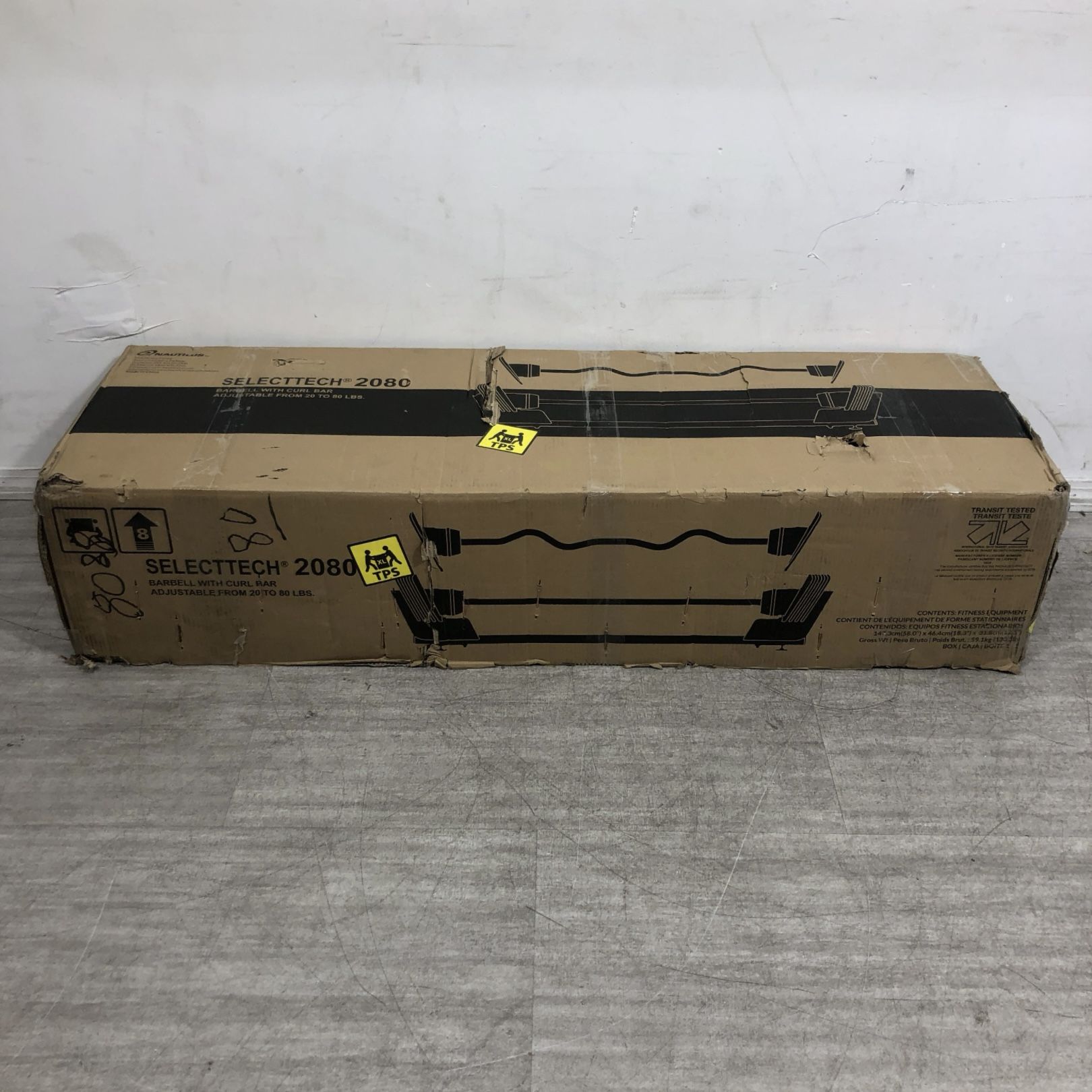BowFlex SelectTech 2080 Barbell with Curl Bar