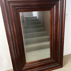 Beautiful Antique Brazilian Rosewood Mirror!