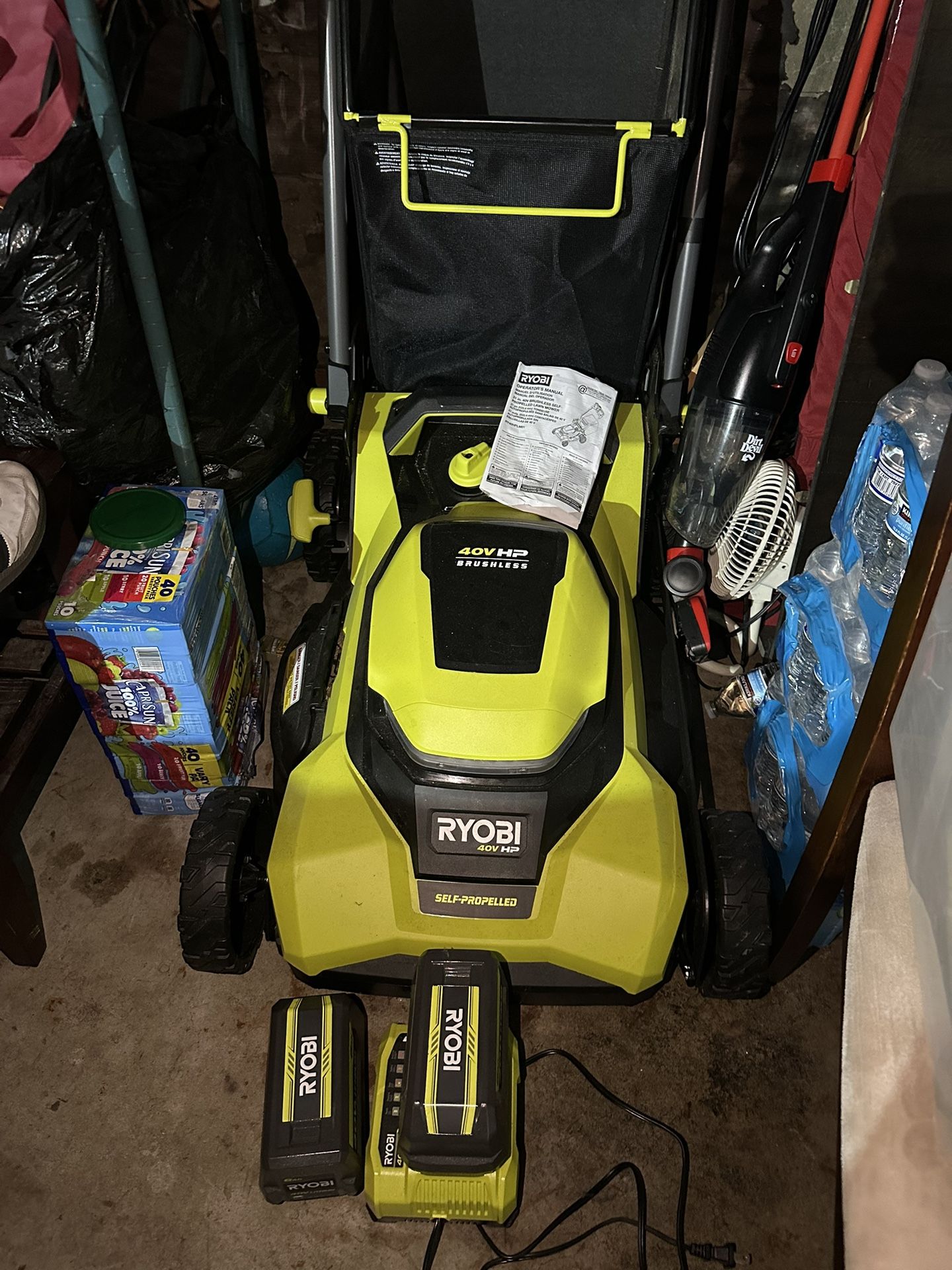 40V HP Brushless 21 in. Cordless Battery Walk Behind Self-Propelled Lawn Mower with (2) 6.0 Ah Batteries and Charger