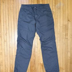 Patagonia Tenpenny Pants Mens Dark Gray Organic Cotton Hiking STY56845 Sz. 32x32