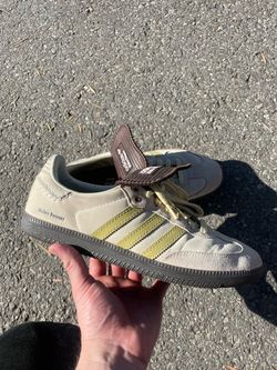 Adidas Wales Bonner Samba Sneakers Size 10 – Cream Yellow