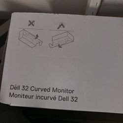 Dell 32 Curved Monitor 