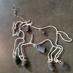 Wind Chime White Horse