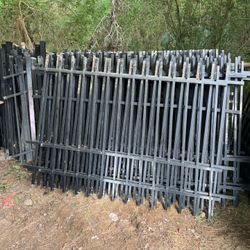 Aluminum Fence 240 Ft  CROSBY TX 6x4 Each Piece