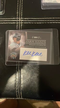 Farm hands trading card