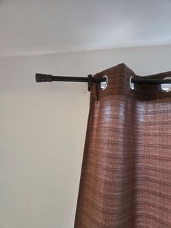 Curtains and curtains rods