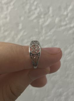 Star Pentagram Womens Ring