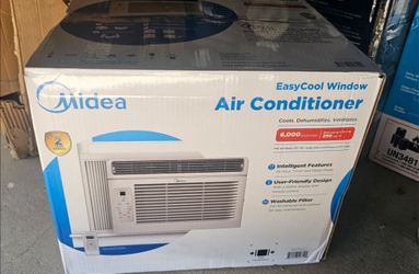 Midea 6.000 BTU Window Air Conditioner with Remote Control,