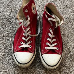 Men’s Red Converse Shoes