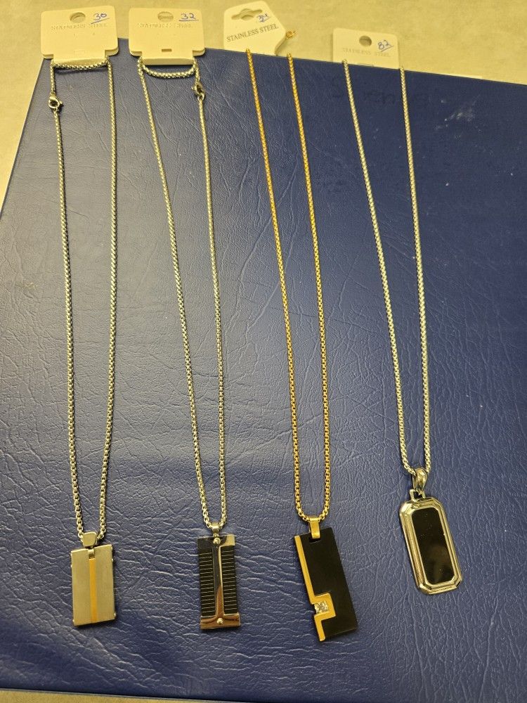 Mens Chain With Pendant