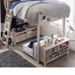 Teen Loft Bed, Hampton Furniture Collection From Pottery Barn