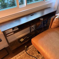 Brown Console Table (61 1/2” X 32” X 11 1/2”)