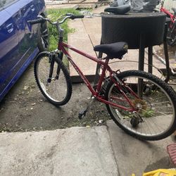 Red Schwinn Mountain Bike 