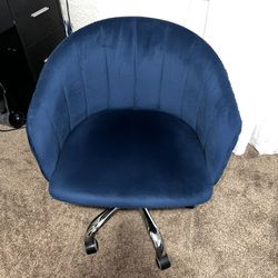 Navy Blue Swivel Chair 