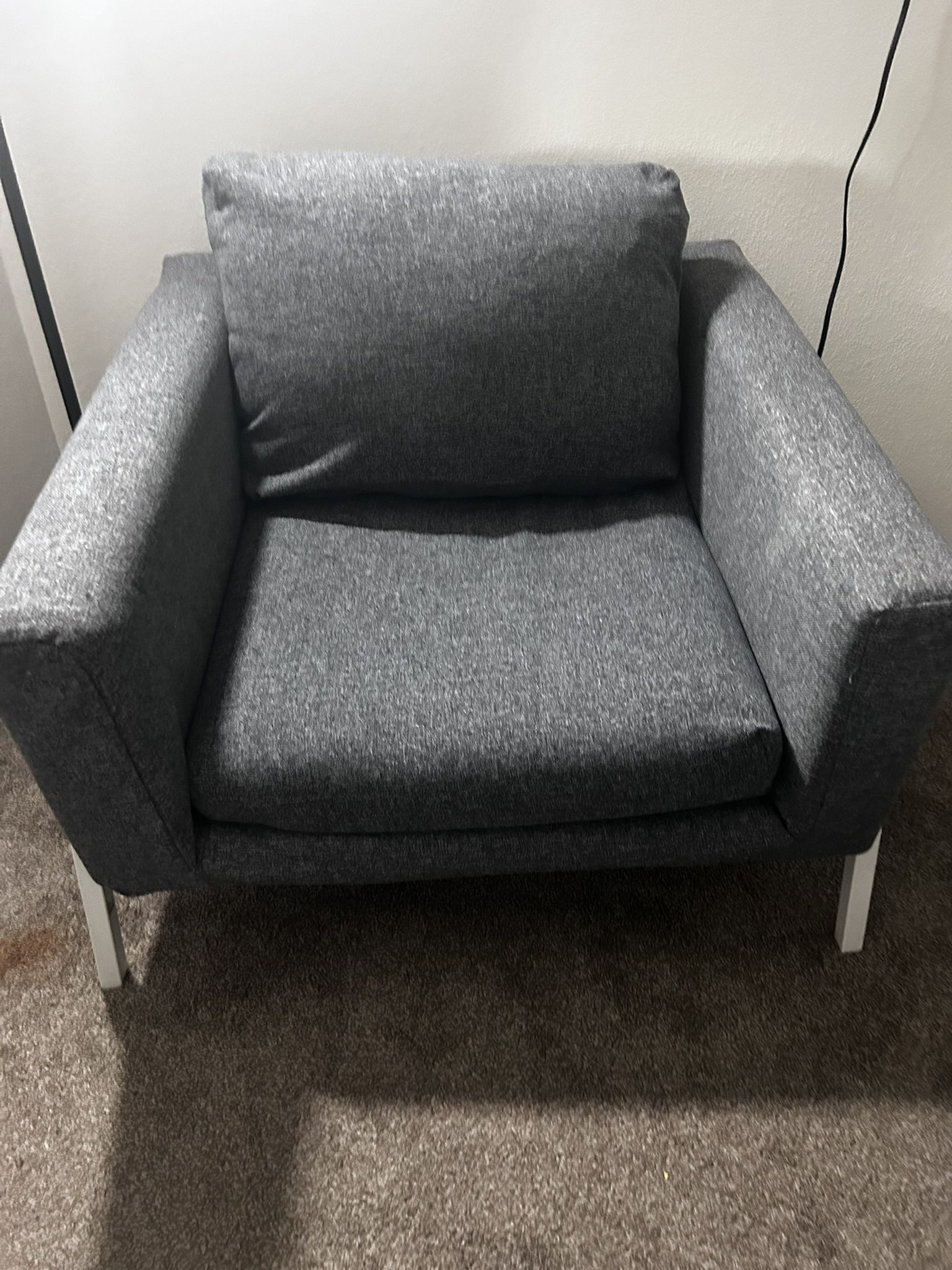 $100 Gray IKEA Single Seat Couch OBO