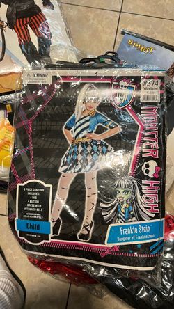 Monster High Frankie Stein Child Costume Medium