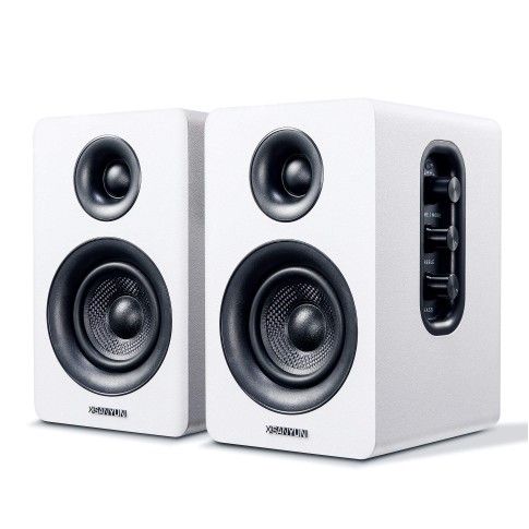 Sanyun SW208 3" Active Bluetooth 5.0 Bookshelf Speakers