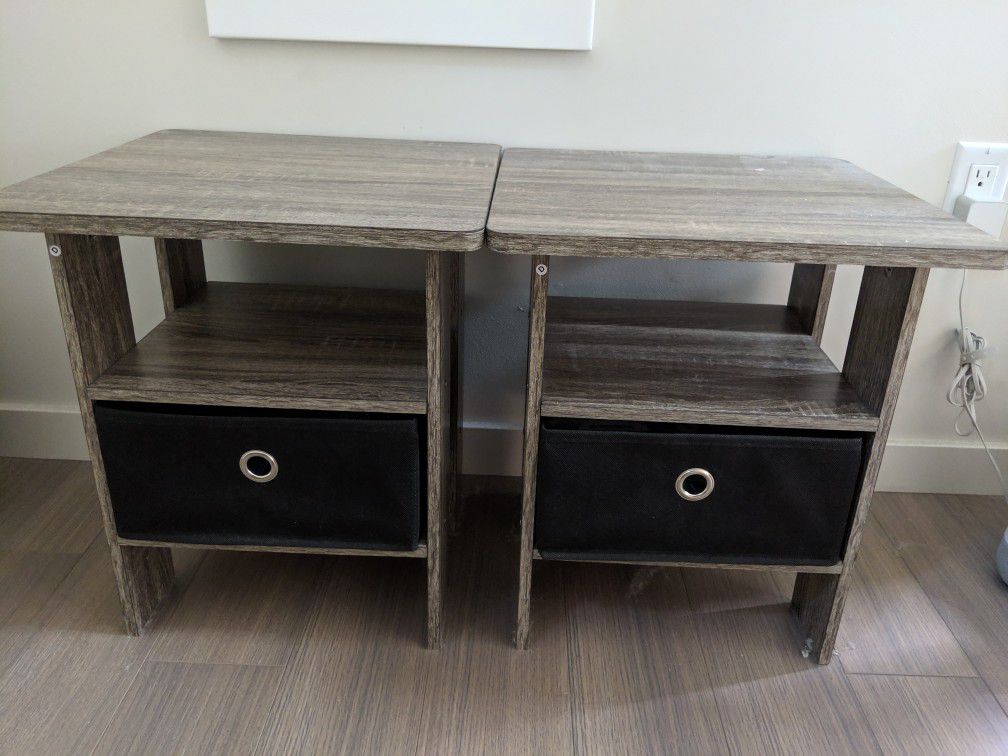 2 french end tables