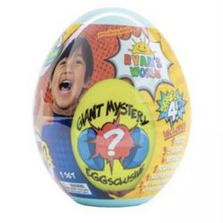 Ryans World Series 4 Giant Blue Mystery Egg Eggsclusive YouTube New Toy Kids