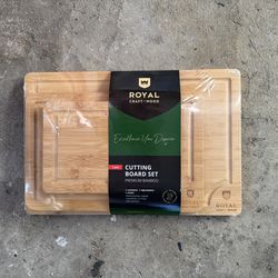 3 Pack Wooden Cut Boards
