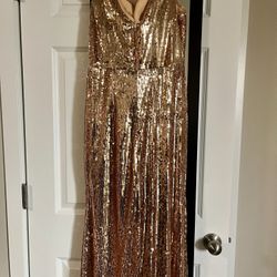Brand new Metallic Gold Dress.