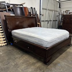 Cal King Bed And Mattress $399