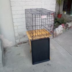 Small Dog Crate Or Cat Crate With Single Door & Compact Foldable