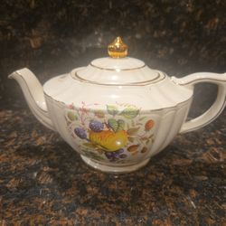 Vintage Porcelain Teapot with Lid