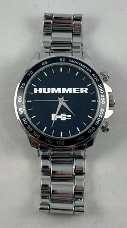 Hummer H2 Watch Stainless Steel Black