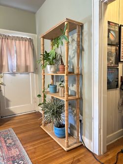 Wood Plant Stand