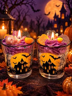 Halloween Haunted House Decorative Candles
