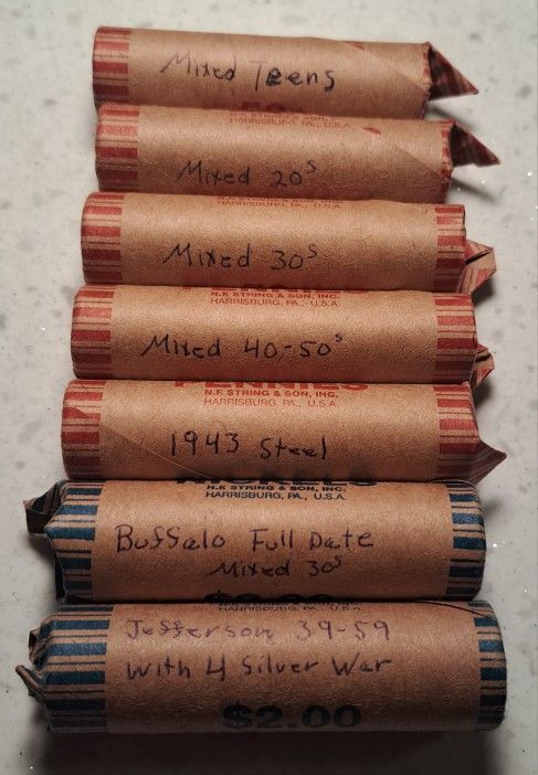 Wheat Pennys/ Buffalo/ Jefferson Nickels
