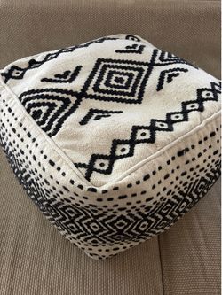 Indoor/Outdoor Pouf or Floor Pillow