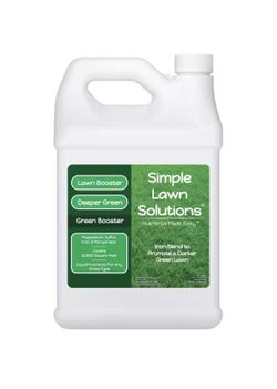 Lawn Booster 1 Gallon Liquid Fertilizer Green Iron