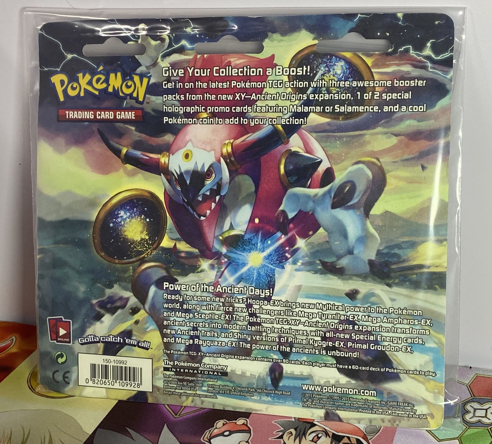 XY Ancient Origins 3 Pack Blister Salamence XY Ancient Origins 3 Pack Blister Salamence