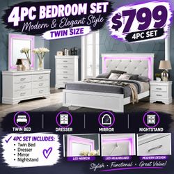 New twin size bedroom 4pc set K furniture and more Lehigh