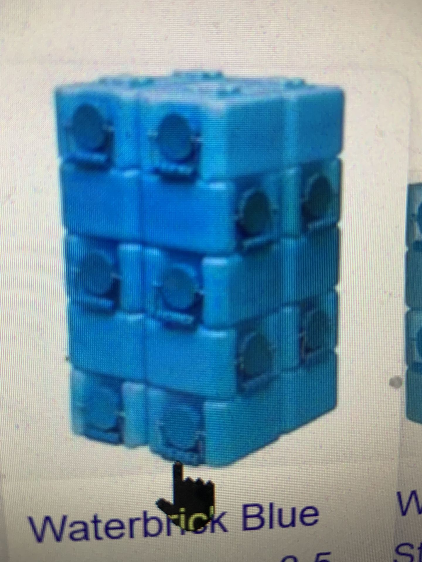 Waterbricks.     2 Sets. 10 Bricks Each Set
