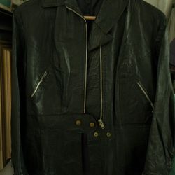 Leather Jacket Size M