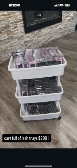 Lash Trays. (146pcs)