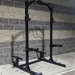 New Monster Half Rack Squat Rack Add  Weight Bench djustable Bench, Olympic Weights , Olympic Barbell  