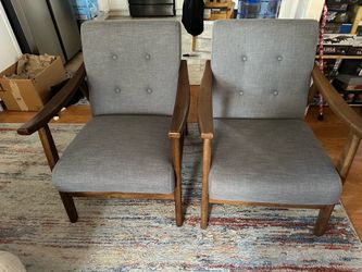 Chabani mid century modern accent chairs