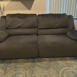 Two Side Reclining Couch- Dark Grey (from Ashley Furniture) 