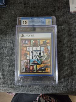 Grand Theft Auto V PS5 CGC Graded 10 Sealed