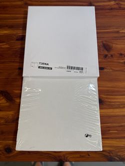 New IKEA TJENA Storage Box with Lid – White (12 ½ x 13 ¾ x 12 ½")