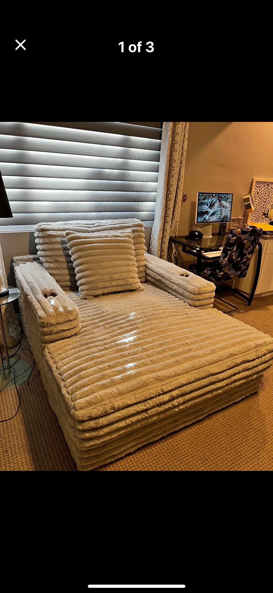 Corduroy Chaise Lounge Chairs 