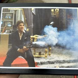 Say Hello To My Lil Friend Scarface Wall Plaque