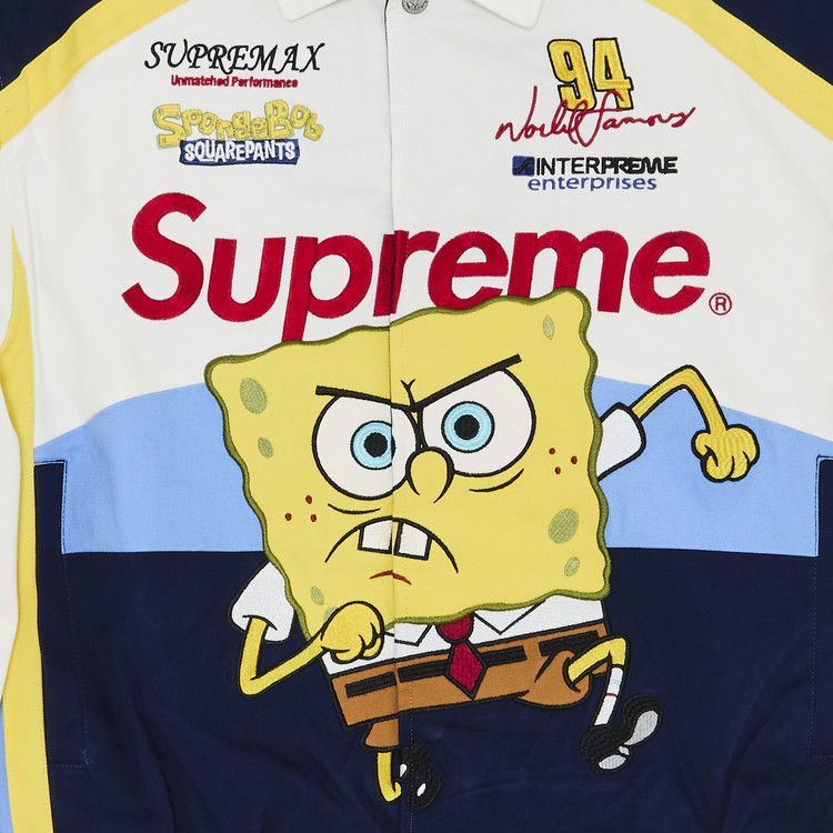 Supreme Jeff Hamilton Spongebob Racer Jacket