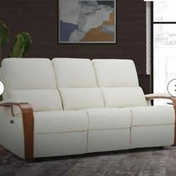 Leather Sofa With Power Recliners 950.00 